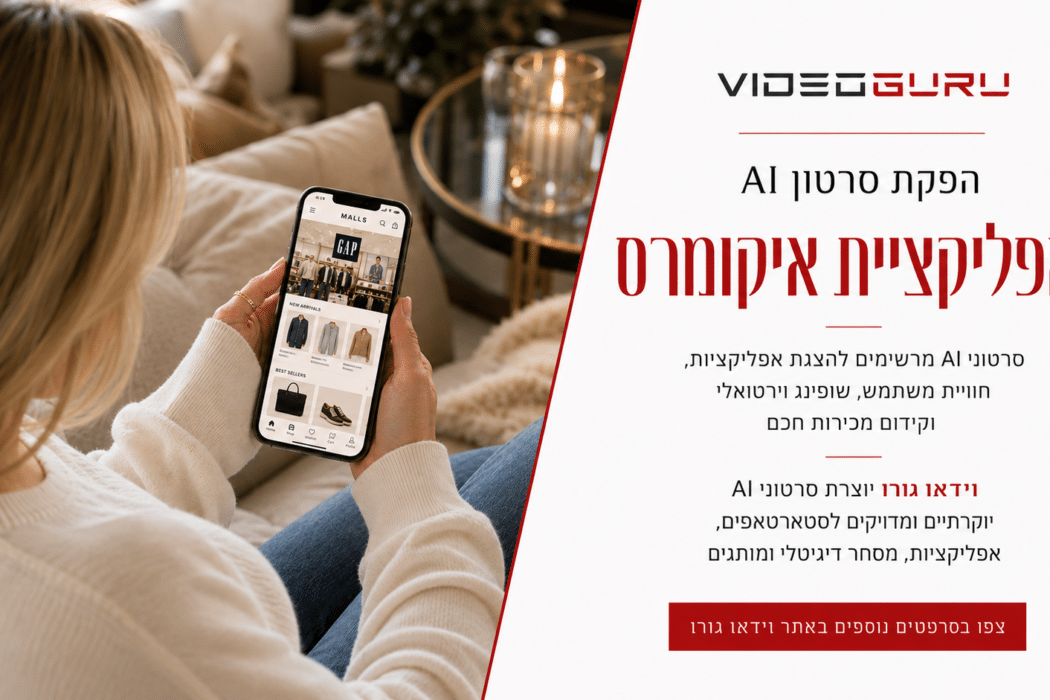 הפקת סרטון AI לאפליקציה