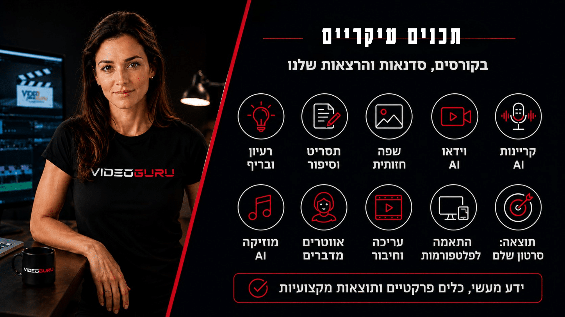 סדנה ליצירת סרטוני AI