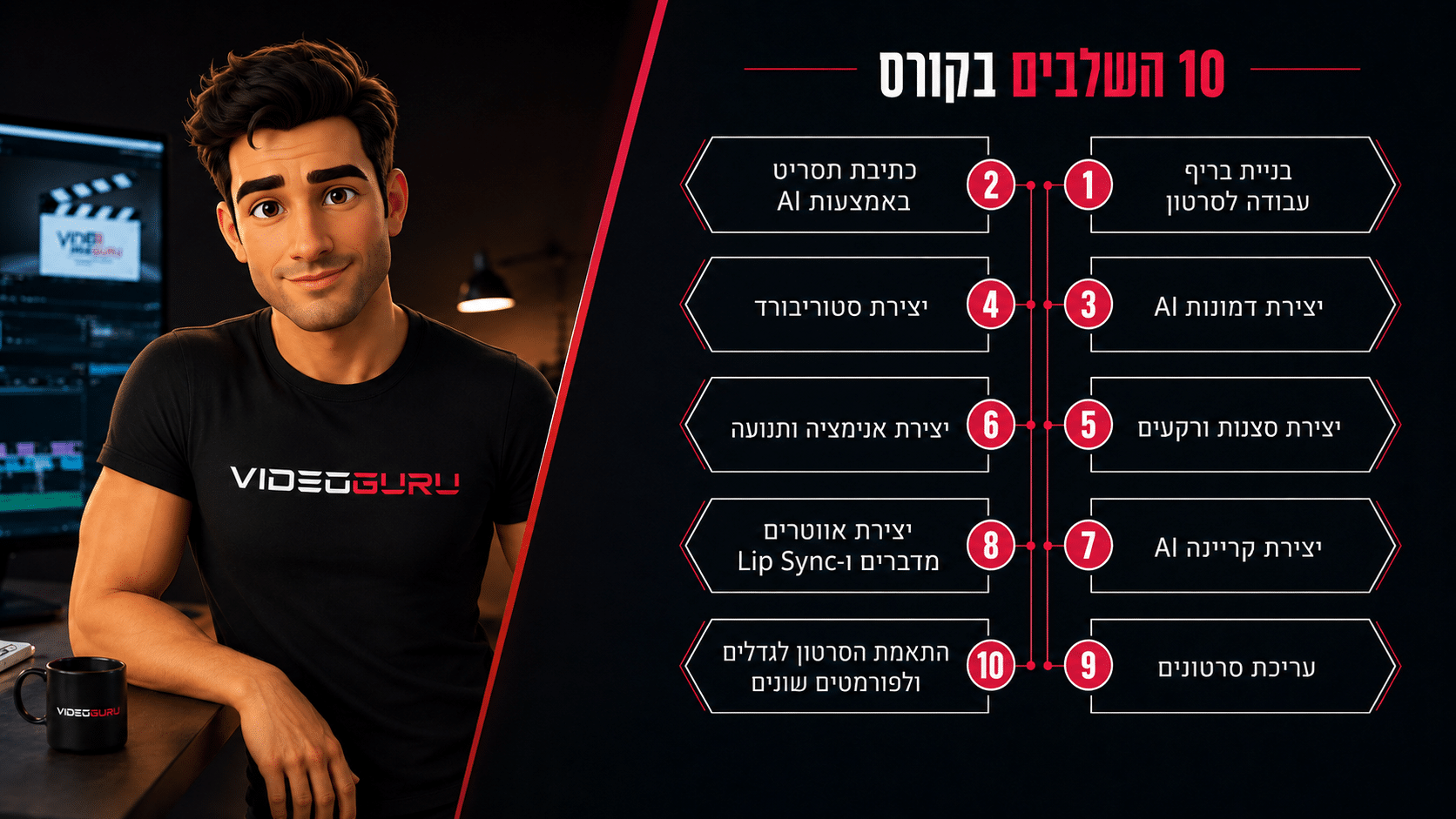סדנה ליצירת סרטי אנימציה AI