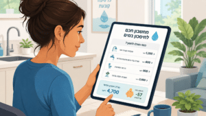 מחשבון לחיסכון במים